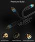 BlueRigger RCA Audio Subwoofer Cable (10FT, Dual Shielded with Gold Plated RCA to RCA Connectors) for Subwoofer,
