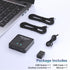 Lecnvuo 2 2 2 2 2 2 USB Switch in Out, USB Switcher Computers Sharing Keyboard and Mouse Printer Scanner Webcam