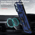 Hitaoyou iPhone 13 Pro Case with Camera Cover & Kickstand, Military Grade Shockproof Heavy Duty with Magnetic Holder