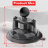 VAZESWIN 1" 3.5" 1" Insta360 Ball Twist-Lock Suction Cup Mount, Large Suction Cup Base for Vehicle Windshields