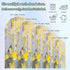 Jnbasdffb 7.2 Yellow Grey Wedding Arch Cover, Stretchy Spandex Arch Backdrop Stand Covers FT, Abstract Oil Painting
