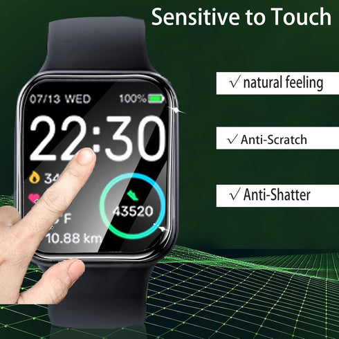 Compatible Screen Protector for AcclaFit Smart Watch, 3 Pack Full Coverage PET Film for L51 1.95"
