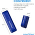 SmartKlear Smart Phone Screen Cleaner, Compatible with iPhones, Androids, Carbon Microfiber Tech, Injected Blue