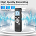 AKALULI 72GB 5300 Digital Voice Activated Recorder with Playback - Audio Recording Device with Hours Recording Time