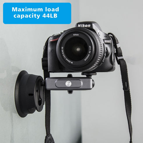 Suptig Suction Cup Mount for Phone, Universal Car Windshield Dashboard Mount for iPhone, Gopro, Canon, Nikon, Sony