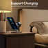 EWA 2 in 1 Magsafe Charger Stand, Aluminum Alloy Phone Holder for iPhone and Apple Watch (Black)