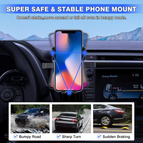 Karltys Cell Phone Holder for Toyota RAV4 2013-2018 Accessories, Air Vent Mount for 4-7 Inch Phones