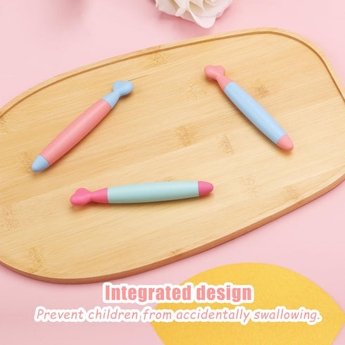 3pcs Kids Stylus Pens, Premium Cute Crayon Stylus for Touch Screens, Children's Touch Screen Stylus for Devices