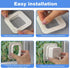 REEYEAR 2 Pack V4/V3 Window Mount fits for Wyze Cam Stick-On Glass Camera Holder for Outdoor Monitoring, Birdwatching