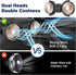 5V/2A 3 360 Hayousui Backseat Car Fan for Kids: Battery & USB Powered Rear Seat Car Cooling Fans, Speed Independent