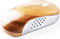 Icemouse Wireless Computer Mouse, Rechargeable Bamboo 2.4GHz Optical Silent Mouse with USB Receiver and 4 Adjustable