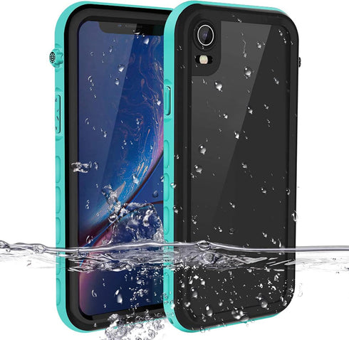 Compatible Waterproof Shockproof Case for iPhone XR, Underwater Full Sealed IP68 Certified Dustproof Snowproof Cover