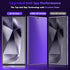 Samsung Galaxy S24 Ultra Privacy Screen Protector - LYWHL 2 Pack, Purple Gradient, Anti Blue Light, Fingerprint Unlock,