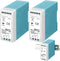 Yexiya 2 Pcs 24vdc Power Supply 24v 2.5a Din Rail Power Supply