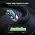UGREEN Headphone Splitter for Computer 3.5mm Female to 2 Dual 3.5mm Male Braided Audio Splitter Cable