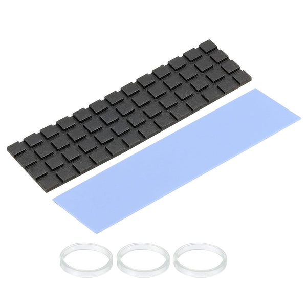 MECCANIXITY Copper Heatsink Coated Graphene 70x20x1.5mm with Thermal Pad for M.2 SSD Computer CPU, Laptop Cooler