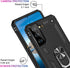 IKAZZ for Galaxy S21 Plus Case, Military Grade Shockproof Heavy Duty with Magnetic Kickstand, Black