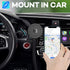 Sticky Magnetic Phone Mount, Compatible with Magsafe 15/14/13/12 Pro Max Mini, Car and Wall Mount