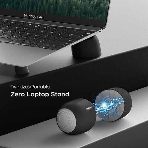 Laptop Risers for Desk, Mini Laptop Cooling Stand, Magnetic Pads Keyboard Riser, Ergonomic for 10-15.6” Laptops