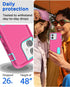 AICase iPhone 12/12 Pro Heavy Duty Rugged Case with Kickstand, Glass Screen Protector & Camera Lens, Full Body