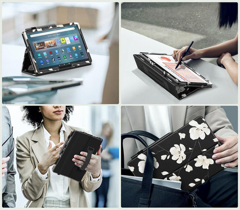 MoKo Slim Folding Stand Case for Amazon Kindle Fire Max 11 (13th Generation, 2023 Release) 11" with Auto Wake/Sleep,