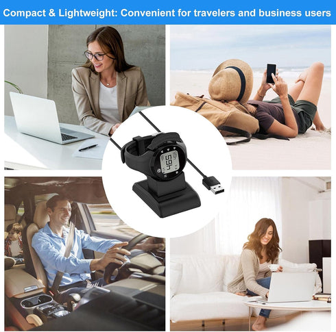 3.2 ft Wire USB Charging Dock Stand for ULT-G Golf Watch, Fast Charging Cable Compatible for TEC ULT-G Smart Watch