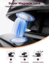 gliship [2025 6-Pack 6 Upgrade Magnetic Cable Clips - Cell Phone Cord Holder for Nightstand, Mini Cube Cord Holder