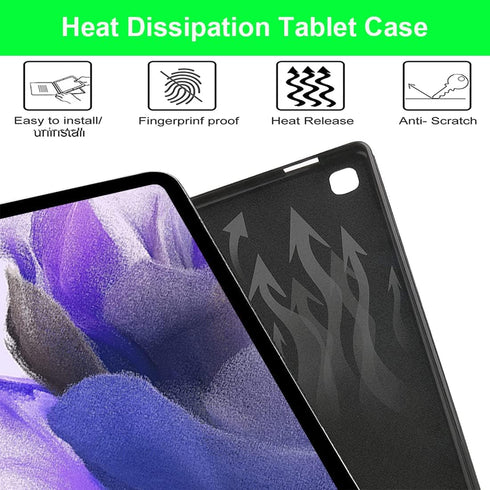 Keyboard Case for Samsung Galaxy Tab S9FE Plus, Detachable Wireless Bluetooth Keyboard Case with Pen Holder