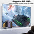 AreMe 8K (2 Pack), 90 Mini HDMI to HDMI Adapter Up and Down Degree Right Angle Mini HDMI Male to HDMI Female Converter