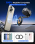 volport 360Adjustable Dashboard Suction Cup Phone Mount for Magsafe: Dual Rotatable Nano Gel Vacuum Magnetic Phone