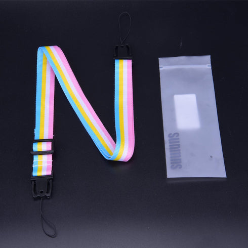 Sunmns Camera Neck Shoulder Strap for Instax Mini 12/11/9/8/90/70 Instant Film Camera, Rainbow