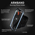 Armband Phone Holder 360° Rotation & Detachable, Compatible with iPhone 15/14/13/12/Pro/Pro ect., Samsung, and More Fits 4.7''-7.5'' Phones Ideal for Walking Running