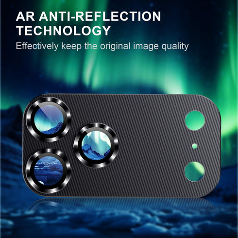 [2 17 AFARER Pcs Camera Lens Protector for iPhone Promax,Ultra-thin HD Metal Tempered Glass Anti-Scratch,Military Grade