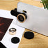 Portable Cell Phone Camera Lens: 3 in 1 Clip on Super Wide Angle, Macro, Fisheye Lens Compatible for iPhone