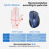 TECKNET Wireless Mouse, 2.4G & BT5.0/3.0 Silent Mouse, 4800 DPI, 6 Buttons, Wide Compatibility - Blue