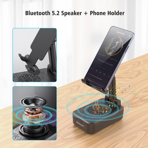 ZEALOT Bluetooth Speaker with Phone Stand, Compatible Widely, Gifts for Women or Men