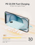 Mini Portable Charger 10000mAh with Built-in Cables, 22.5W Fast Charging Power Bank for iPhone, Samsung, Android