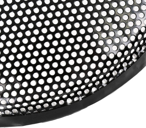 X AUTOHAUX Universal 12 Inch Car Audio Speaker Subwoofer Metal Waffle Grill Cover Protector