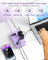 Beeiker 6 USB(2 10 24W 4 USB C) Purple Surge Protector Power Strip- Ft Purple Extension Cord with USB Charging Station