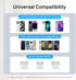 Qi2 Magnetic Charging Pad, Minthouz Wireless Charger with 20W Power Adapter, Fast Charging for iPhone 16/15/14/13/12