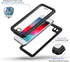 Lanhiem Heavy Duty Full Body Protective Case for iPhone SE 2022 2020, iPhone 7 8, IP68 Waterproof Dustproof, Black