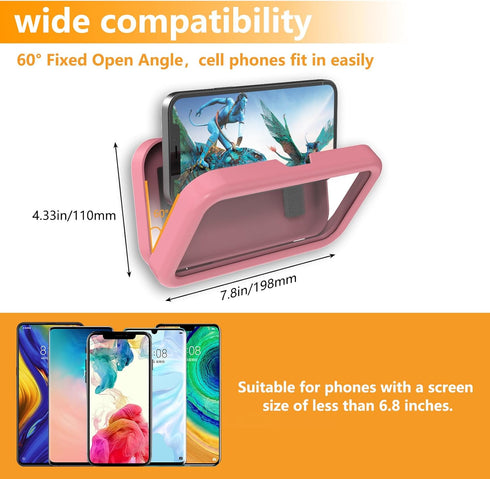 Waterproof Shower Phone Holder, 360° Rotation Case, Angle Adjustable, Anti-Fog High Sensitivity for 4" - 6.8" Phones