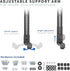 VIVO 33 lbs Mount-SPSB5 Steel Soundbar Bracket Speaker Mount with Non-Slip Base, Above or Below Wall Mounted TV, Fits