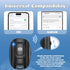 MAIRAN Rechargeable Wireless Camera Remote Shutter for iPhone and Android Smartphones, Bluetooth Phone Remote
