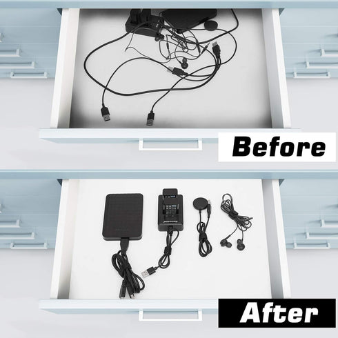 150PCS Reusable Cable Ties - Multi-Purpose Hook & Loop Cable Straps 4+6+8+10inch, Adjustable Fastening Cord Organizer,