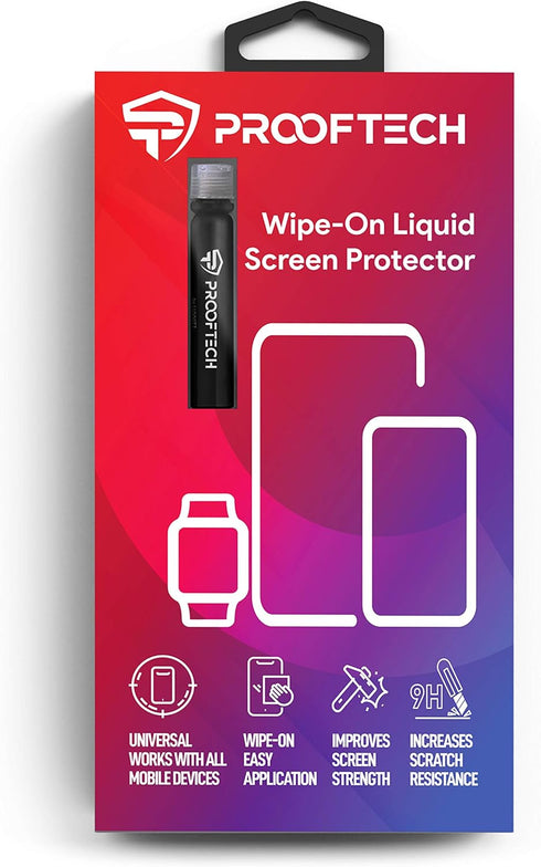 Liquid Glass Screen Protector for Smartphones/Tablets/Watches - Wipe On Nano Protection for Up to 4 Devices.