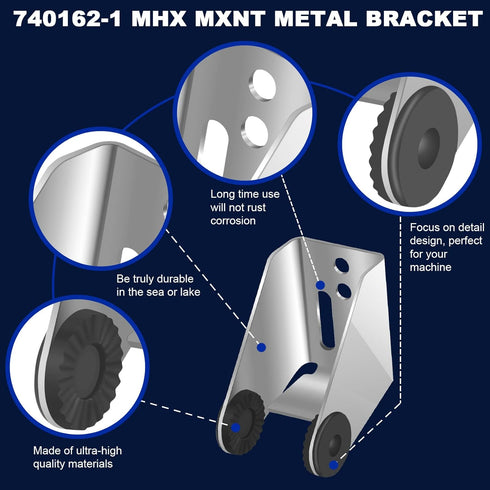 740162-1 MHX MXNT Metal Bracket, Transducer Mounting Bracket for Si G2N Transom Mounting Hardware Compatible