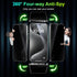 Esanik 2 Pack Privacy Screen Protector for iPhone 15 Pro Max 6.7'' - 360° Anti-spy, 9H Tempered Glass, Installation