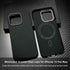 Aramid Fiber Case for iPhone 15 Pro Max - Carbon Fiber Texture, Compatible with MagSafe, Super Slim Light Protective