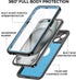 Waterproof Case for iPhone 15 Plus, Shockproof IP68 Full-Body Sturdy Cover, Built-in Screen Protector, Durable